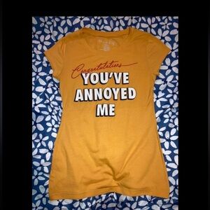 ☀️ 🔴 ⭐️ Women’s size extra small congratulations you annoyed me